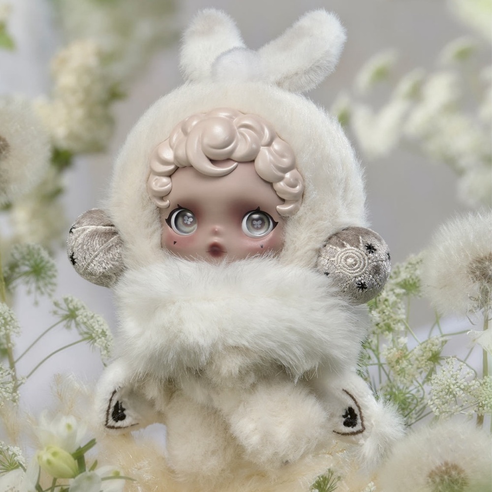 Skull Panda~ L'impressionnisme~MIST Plush Keychain